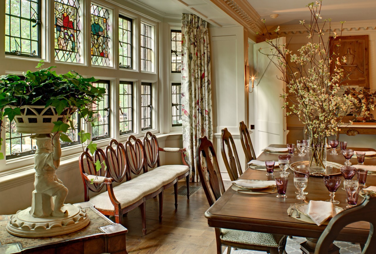 Dining Room Transformed at Glynallyn